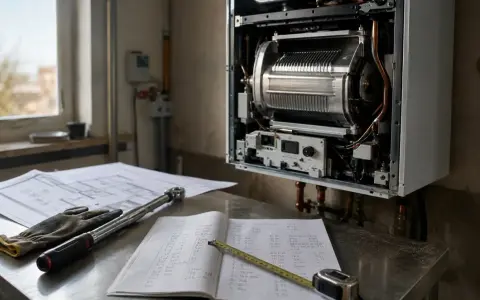 Caldaia 35 kw quanti mq riscalda? Progetto e strumenti sul tavolo per l'installazione.