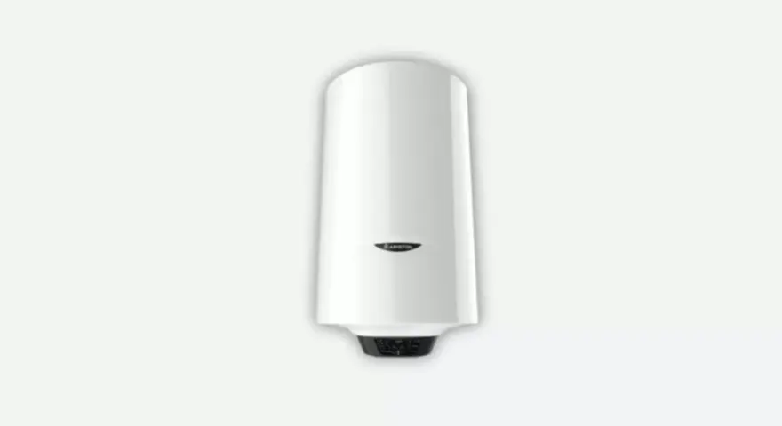 Scaldabagno elettrico Ariston bianco, ideale per chi vuole passare da scaldabagno a gas a elettrico.